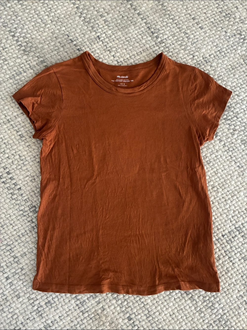 Madewell brown tee